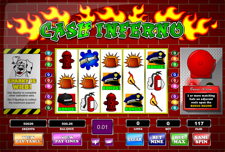 Cash Inferno Slot Machine Online